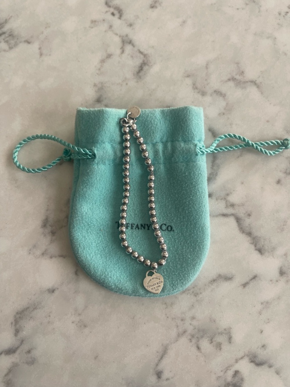 Return to Tiffany®
Tiffany Blue® Heart Tag Bead Bracelet in Silver, 4 mm